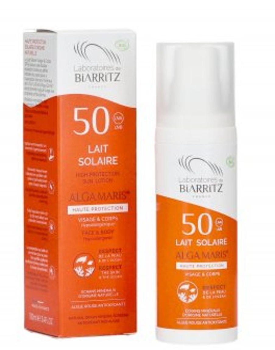 Clearance ERBORISTERIA Latte Solare Spf 50 Viso Corpo Alga Maris