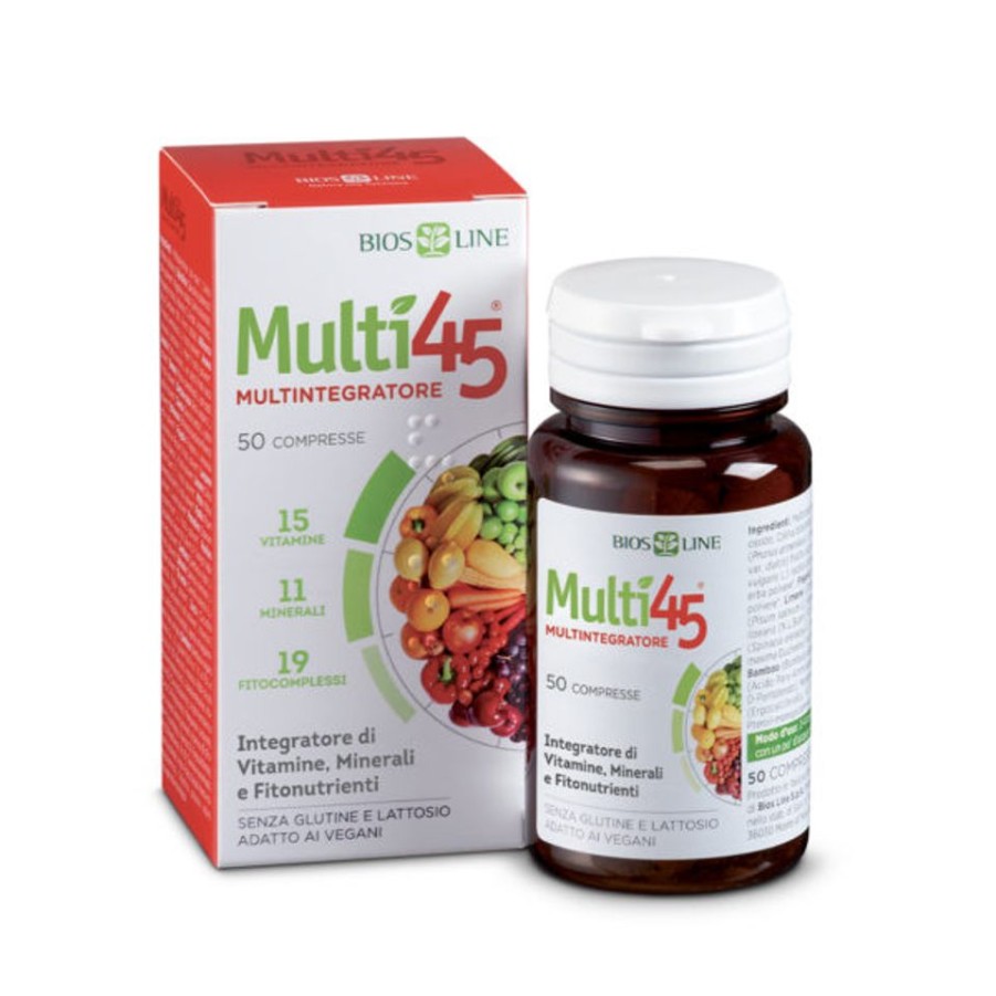 Best ERBORISTERIA Multi 45 Multintegratore 100 Compresse Biosline