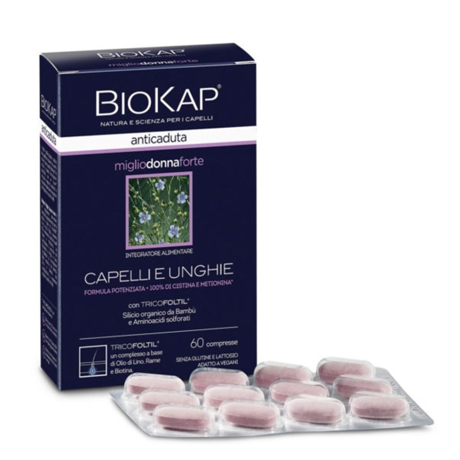 Best ERBORISTERIA Biokap Miglio Donna Capelli E Unghie Biosline