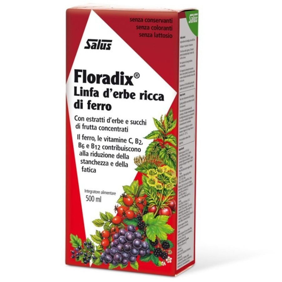 New ERBORISTERIA Floradix 500 Ml Salus