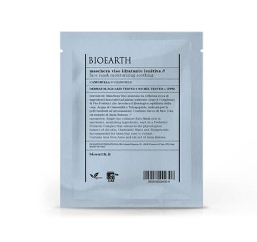 Hot ERBORISTERIA Maschera Monouso Idratante Lenitiva Bioearth