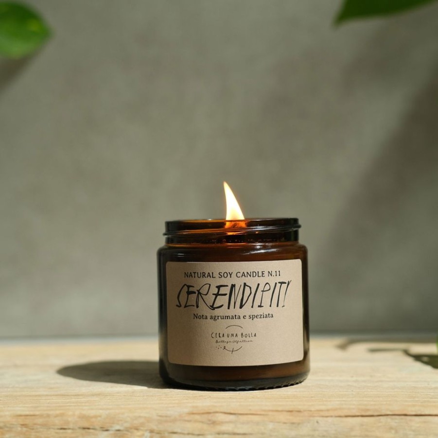 Online ERBORISTERIA Serendipity N11 Elegance Candle 180 Gr Cera Una Bolla