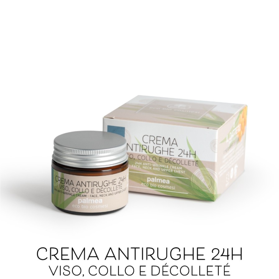 Wholesale ERBORISTERIA Crema Antirughe 24 Ore Viso, Collo, Decollete Palmea Ecobio Cosmesi