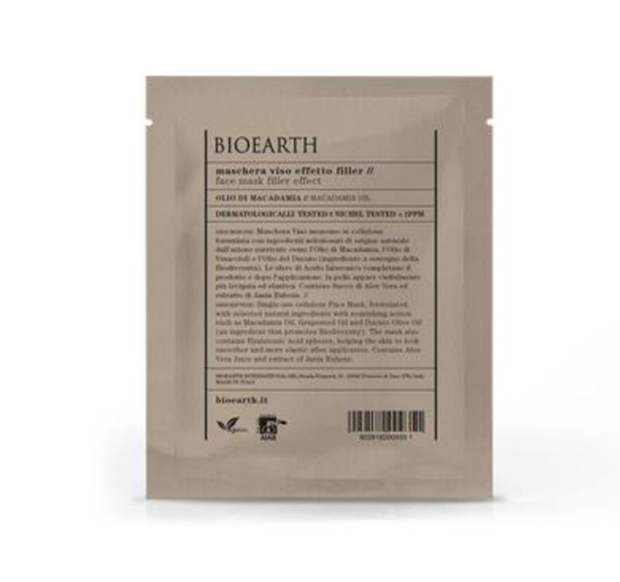 Online ERBORISTERIA Maschera Monouso Effetto Filler Bioearth