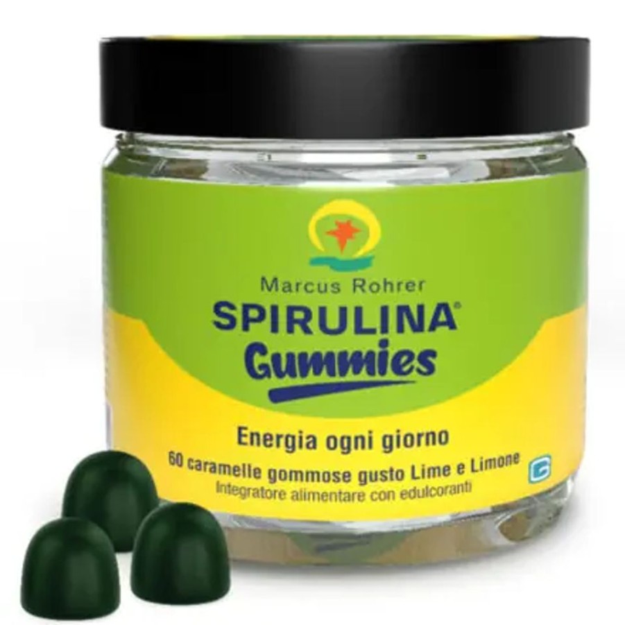 New ERBORISTERIA Spirulina Gummies 60 Caramelle Marcus Rohrer