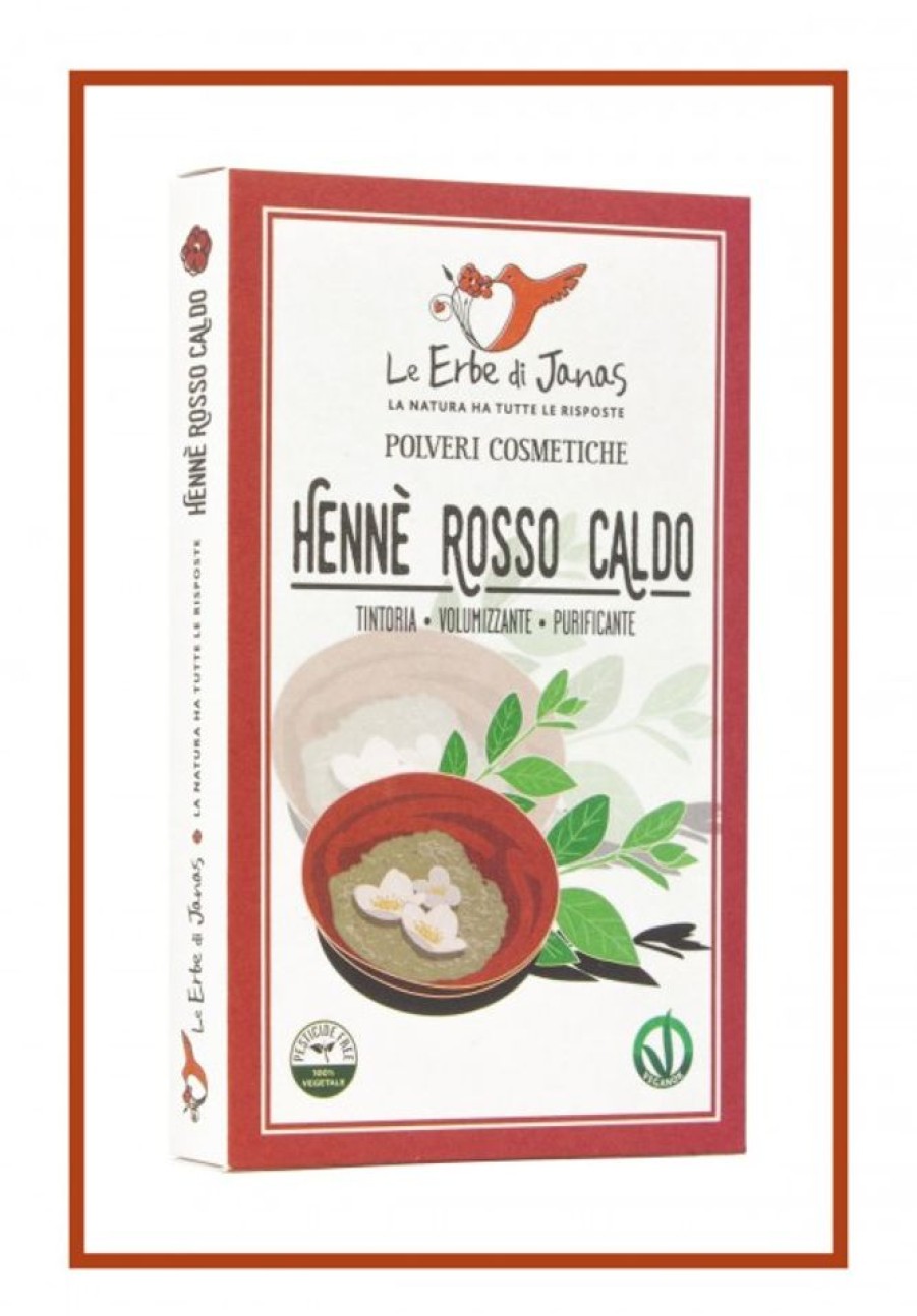 New ERBORISTERIA Henne Rosso Caldo Le Erbe Di Janas