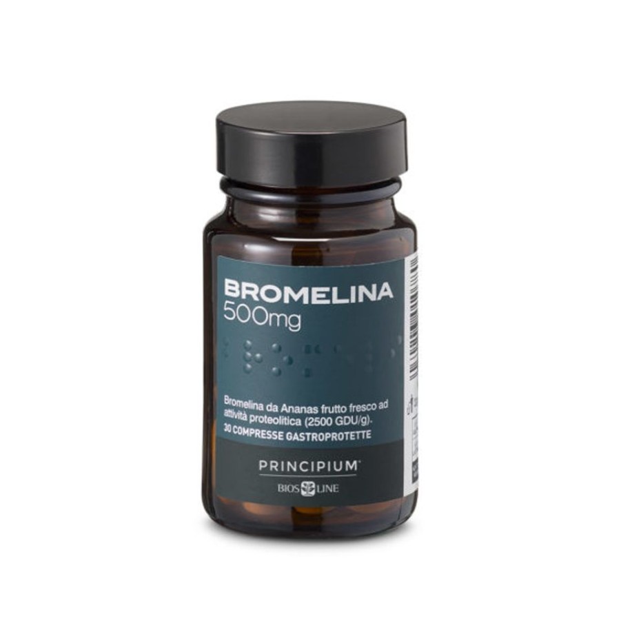 New ERBORISTERIA Bromelina 500 Mg Principium Biosline