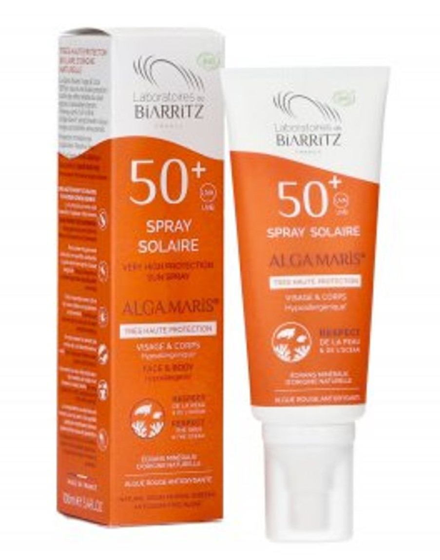 Hot ERBORISTERIA Spray Solare Spf50+ Viso Corpo Alga Maris